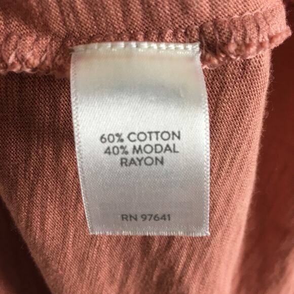 J Jill Pure Jill Muted Orange Knit 3/4 Sleeve Shift Dress Medium - Picture 5 of 7